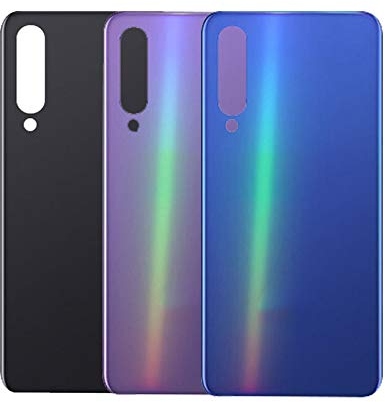 Generic Glas-Akku-Rückabdeckung für Xiaomi Mi 9 SE Glas-Rückabdeckung Reparatur-Ersatzteile + 3M-Kleber (lila)