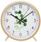 ALEENFOON 8.6 Zoll Holz Uhr Modern Leise Wanduhren Tischuhr für Wohnzimmer Küche Ohne Tickgeräusche Innenuhr Nicht Tickende Wanduhren Hängende Uhr (Blatt)