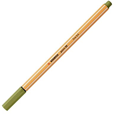 STABILO Fineliner - point 88 - Pack of 1 - Mud Green
