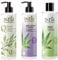 Skin-Protection Pflegeset mit Hanfsamenöl von INDIA COSMETICS GERMANY – Q-Balsam, Shampoo & Bodylotion für geschmeidige Haut und Haarpflege, ohne Parabene