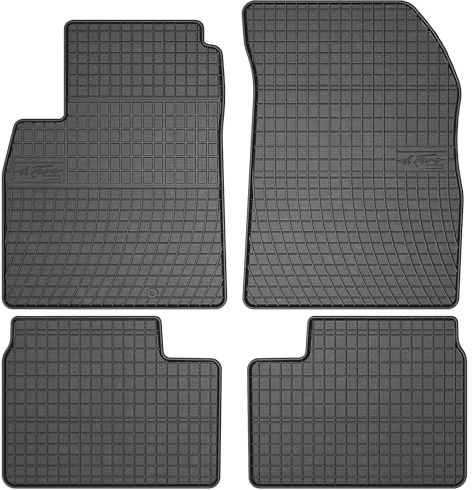 MOTOS Gummimatten Auto Fussmatte passend für Nissan Micra K13 2010-2016 Verbessern Sie Ihren Reisekomfort mit Antirutschmatte Auto- Allwetter fußmatten Auto, Schutz vor Verschmutzung