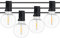 LED Lichterkette Außen, 10m Outdoor Wasserdichte G40 Globus Lichterkette mit 25+2 Bruchsicheren Lichtern für Hinterhof, Veranda, Café, Party, Hochzeit und Garten