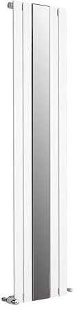 iBathUK Regency Horizontal Column Radiator, Double Panel, 600x785mm Slim Radiator, Wall Mounted for Bathroom,Kitchen,Living Room- White