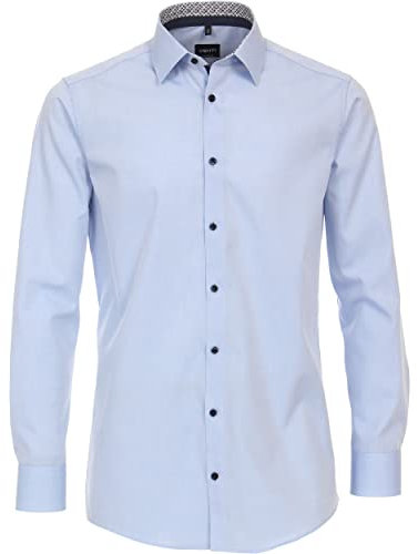 Venti Chemise d'affaires unie - Coupe moderne, bleu clair, 42