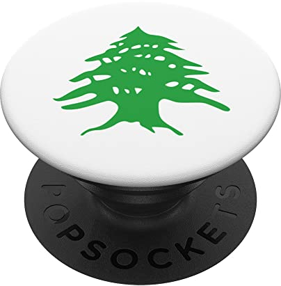 Libanon Herz Zeder Wappen Libanese Libanesin Flagge Lebanon PopSockets mit austauschbarem PopGrip