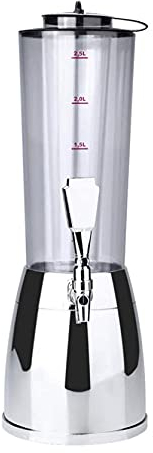 Getränkespender Bierzapfanlage 2,5-l-Bierturmspender Mit Abnehmbarem Eisrohr, Leicht Zu Reinigen, for Bars, Heimpartys, Buffetrestaurants (Color : A)