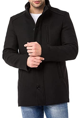 Red Bridge Cappotto da uomo Trench, Nero , M