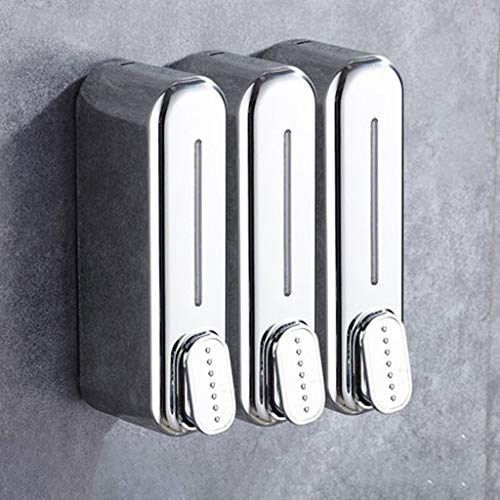 Seifenspender Seifenspender, manuelle Seifenspender-Pumpflasche, an der Wand montierte Shampoo-Box, geeignet for Küche, Badezimmerstation, Krankenhaus-Seifenspenderpumpe Pumpflasche (Color : ORO, SI