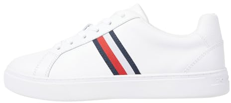 Tommy Hilfiger Damen Court Sneaker Schuhe, Weiß (White), 39