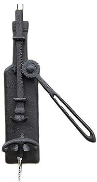 Sacacorchos de hierro fundido artesanal vintage, abridor de botellas de vino de estilo europeo, decoración de pared y accesorio de bar, uso doméstico y club, sacacorchos por abridor de botellas de