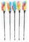 JSKWIKE 5 Pcs Jouets en Plumes pour Chat - Baguette avec Plumes et Clochette pour Animaux