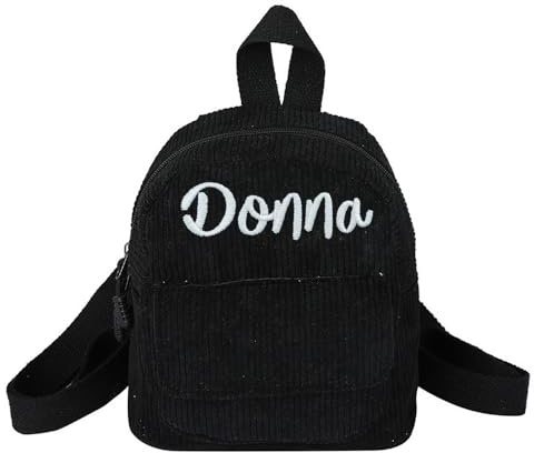 HDLOVE Personalisierte Damen Rucksack Klein Mit Namen, Mädchen Kleine Stadt Rucksack, Frauen Mode Rucksäcke, Mini-Rucksack-Geldbörse