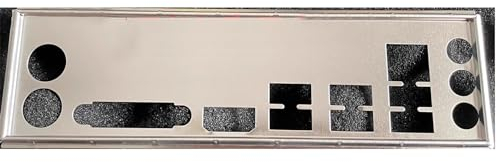 SONXIAVIVO I/O IO Shield Motherboard Backplate Chassis Blank Replacement for MSI A320M-A Pro AMD A320 AM4 Micro ATX DDR4-SDRAM Motherboard Rear Baffle