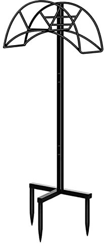 Gartenschlauchhalter – Schlauchrohrhalterständer, Gartenrohr-Aufbewahrungsständer | Freistehender Schlauchaufbewahrungsständer, Abnehmbarer Schlauchhalter aus Metall für Haus, Garten, Terrasse, Rasen