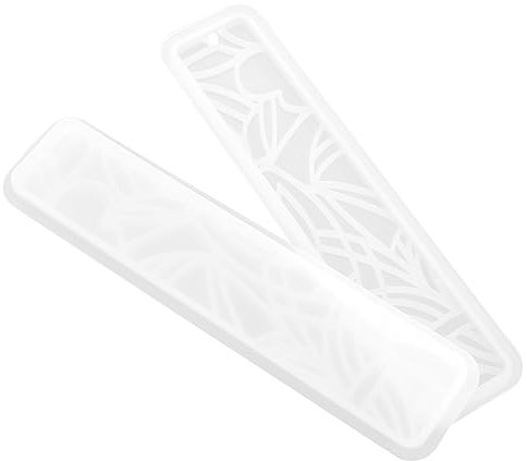 SHINEOFI 2 Stück Lesezeichen Aus Silikon Epoxid Lesezeichen Einfaches Lesezeichen DIY Einfach Gemachtes Lesezeichen Handwerker Hersteller Molde De Para Resina Lesezeichen Form Leer
