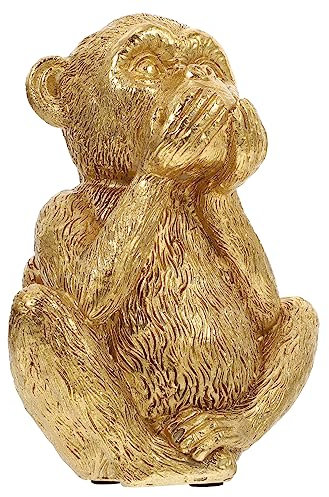 GARVALON Kunstharz AFFE Deko Zarte Affenfigur Dekoration Schreibtisch Ornament Leicht Tragbar Platzsparend