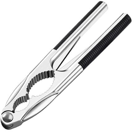 RSYHVG Nutcracker,Nut Crackers Heavy Duty with Non-Slip Handle,Stainless Steel Nut Opener Tool for Walnut Hazelnut Almonds Pecan Seafood