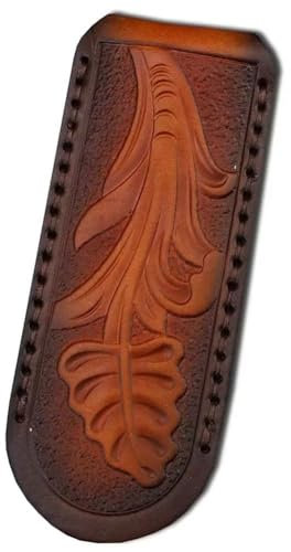 HiyyFloy Gaine en Cuir Lame Fixe Couteau Droit Gaine en Cuir Pochette Fourreau