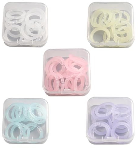 100 Pcs Abnehmbare Ordnerringe 15mm Buchringe Bunte Binder Ringe Für Scrapbooking Notiz Card Binder Notebook Album