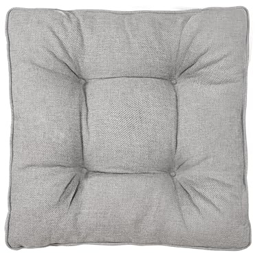 Best Wool Lounge Kissen für Rattan Gartenmöbel 60x60 cm - Loungekissen für Stuhl - Sitzkissen Rattanmöbel - Hochwertiges Polypropylen