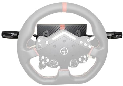 Benshuuk Turn Signal Switch For PXN V99/ V10/V12 LITE Direct Drive Servo Wheel Base;Multi-Function Stalks Turn Wiper Lever Combination Racing Simulator Racing Wheel (For PXN V12)