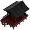 KOMBIUDA Micro Paesaggio Gazebo Padiglione Da Giardino Bonsai Da Paesaggio Micro Paesaggio Mini Scultura Decorazione Giardino Delle Fate Mini Padiglione