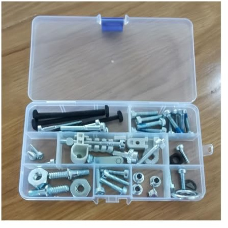 SCVYLNZ Kit di ferramenta con Dadi, Viti, bulloni Adatti for Accessori for Motosega MS250 MS170 MS180