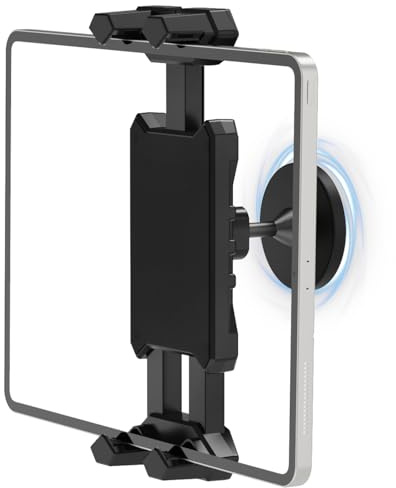 Tendak Tablet Halterung Magnetische, Extra Starke Magnetische iPad Halterung Magnet für Alle Metalloberflächen Geeignet für iPad, Kindle, Galaxy, Lenovo, Huawei, Handys, 4.7–13.5