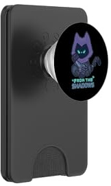 Chibi Omen Cat Valorant Gaming | Süß PopSockets PopWallet für MagSafe
