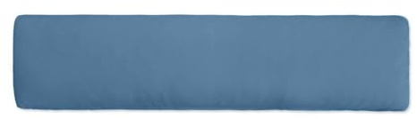 Traumschlaf Feinjersey Kissenbezug – weich & atmungsaktiv aus 100% Baumwolle – Jersey-Qualität, geschmeidig & pflegeleicht – mit Reißverschluss – 40x180 cm für Seitenschläferkissen, blau