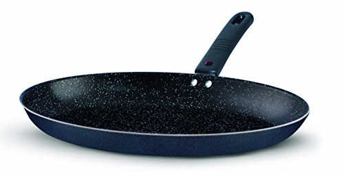 Silex Italia sil2332 Poêle Ovale avec Manche Amovible, Aluminium, Noir, 36 cm, 3 unités