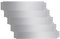vidaXL 5X Bordure de Pelouse Acier Galvanisé Bordure de Jardin Rebords 100x19 cm