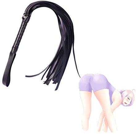 Frusta di cuoio, frusta da equitazione, frusta da gioco, regalo di Natale