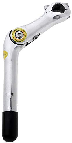 Lopbinte Einstellbare Fahrrad Silber 25,4 Mm Lenker Vorbau Riser Renn Rad Lenker Vorbau 180 Mm