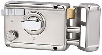 Serrature per porte esterne, vecchie serrature antifurto, serrature per porte in legno, serrature per porte in ferro-Acciaio inossidabile * senza portacarte_Apri a destra