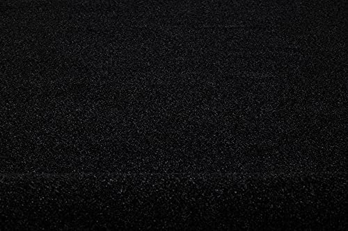 rugsx Gazon Artificiel Spring Dimension finie Noir 200x200 cm