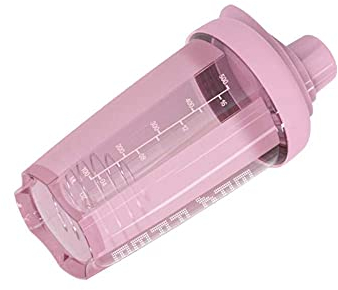 FBWSM Shaker protéiné 500 ML avec échelle de Mesure, Tasse à Shake protéiné pour Fitness, Rose