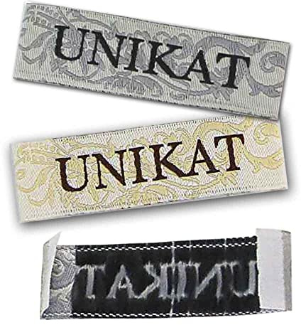 Textiletiketten Unikat Menge 30 Stück / 7,50 €, Farb-Kombinationen creme - braun