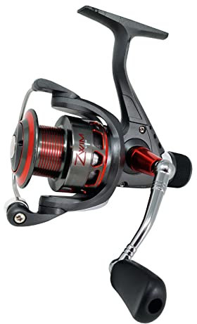 ZWIM - Angelrolle für Heckscheibe, feste Spule, KHR50/5000, 4 japanische Kugellager (3 plus 1 BB) ABS-Graphitkörper 5,2:1 Übersetzung mit Druckguss-Langguss-Schnellspanner-Aluminiumspule [11-0150] 10
