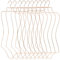 Taiyin Bikini-Aufhänger in Körperform, Drahtbügel für Dessous, Badeanzug, Bademode, Kleidung, Mantel, Slip-Kleid (Roségold), 24 Stück