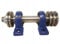 Albero per sega circolare 30 x 250 con puleggia trapezoidale 2 x 13 90 mm, filettatura sinistra UCP 207