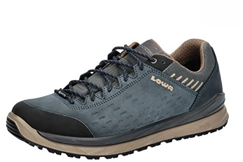LOWA Halbschuh MALTA GTX LO stahlblau/dune, 41.5