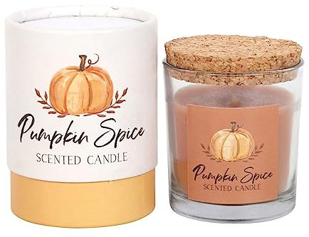 Pumpkin Spice Duftkerze – große Größe, langanhaltender Duft, perfekt für Entspannung und Ambiente