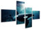 islandburner Bild auf Leinwand Orca Killerwal Schwimmen unter Meer Unterwasser Tiere KI Bilder Wandbilder Poster JAXK-4LP