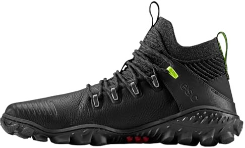 VIVOBAREFOOT Magna Forest ESC, Mens Leather And Wool Hiking Trainers With Barefoot Sole