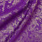 Tessuto Raso Lurex Damascato 50 Cm - Viola
