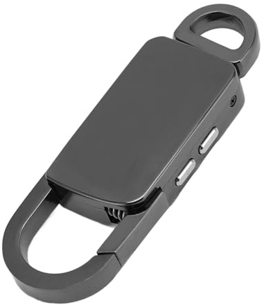 Sprachaktivierter Rekorder, Tragbares Aufnahmegerät für Arbeit, Vorträge, Besprechungen, Schlüsselanhänger Design, Intelligenter Sprachrekorder mit Intelligentem Mikrofon, (64 GB