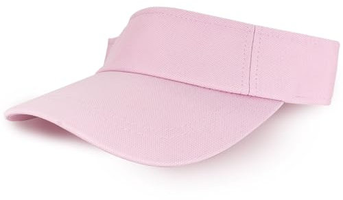 AUSUAYA GB-T-Y-M8 - Cappelli con visiera parasole per donne o uomini, protezione UV, con fascia per spiaggia, piscina, golf e tennis, rosa, Taglia unica