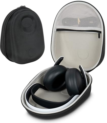 Custodia da viaggio per cuffie wireless Sony Pulse Elite, Impermeabile e resistente all'usura, portabilità, Adatto anche ad altre cuffie delle stesse dimensioni(9.45 * 7.48 * 5.51 in)