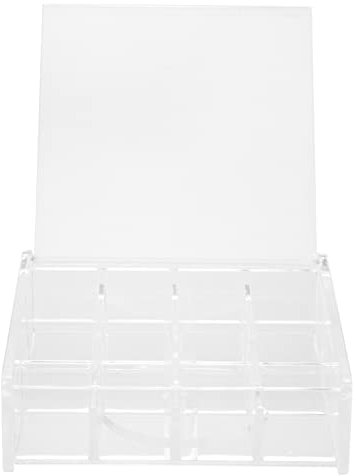 PACKOVE Kasten transparente reise schmuckschatulle Schmuck-Organizer-Schublade Ringhalter schmuckkästchen Schmuckbox Schmuckhalter kleiner Schmuck-Organizer Plastik